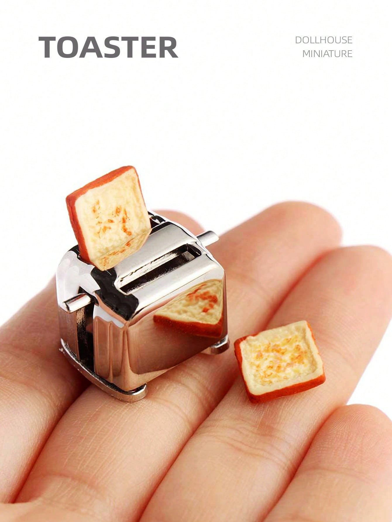 Diy Electronics Housing - 1:12 Dollhouse Miniature Toaster, Mini Simulation