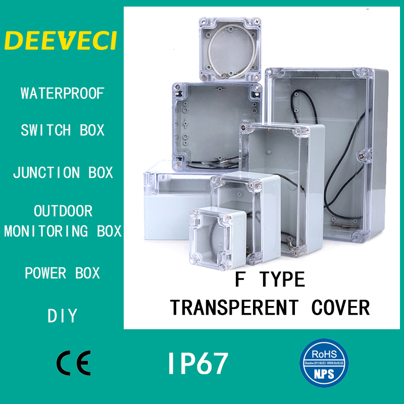 Diy Electronics Housing - Transparent Waterproof Outdoor Enclosure Plastic Box