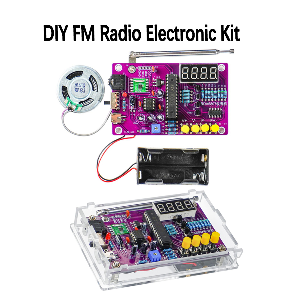 Diy Electronics Project - DIY FM Radio Electronic Kit 87-108MHz