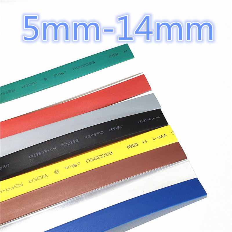 Heat Shrink Tubing - 3meters/piece 2:1 7 Colors 5mm 6mm