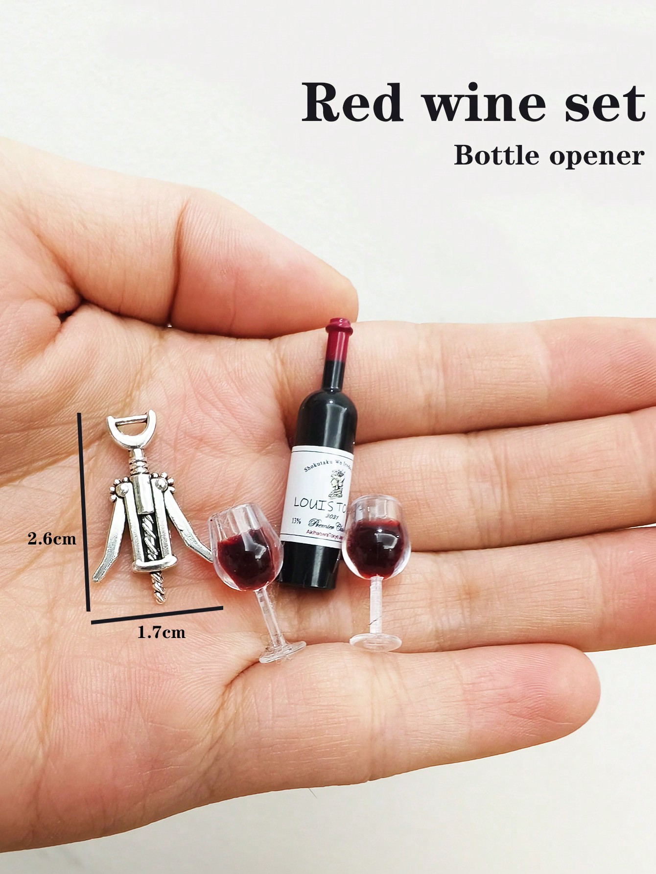 Diy Electronics Housing - Dollhouse Mini Wine Champagne Set 1:6