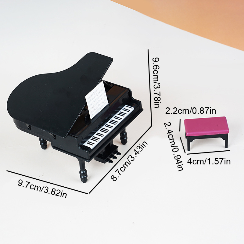 1:12 Dollhouse Miniature Piano - đánh giá và giá Diy Electronics Housing