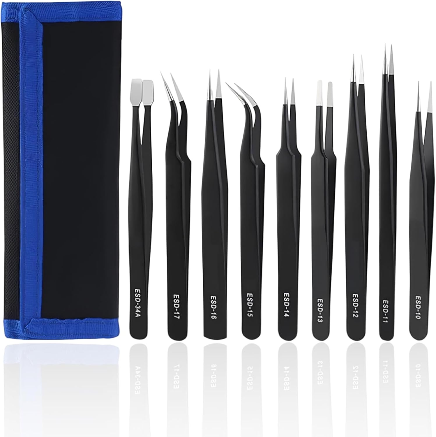 Precision Anti-static Tweezers - đánh giá và giá Soldering Iron Kit