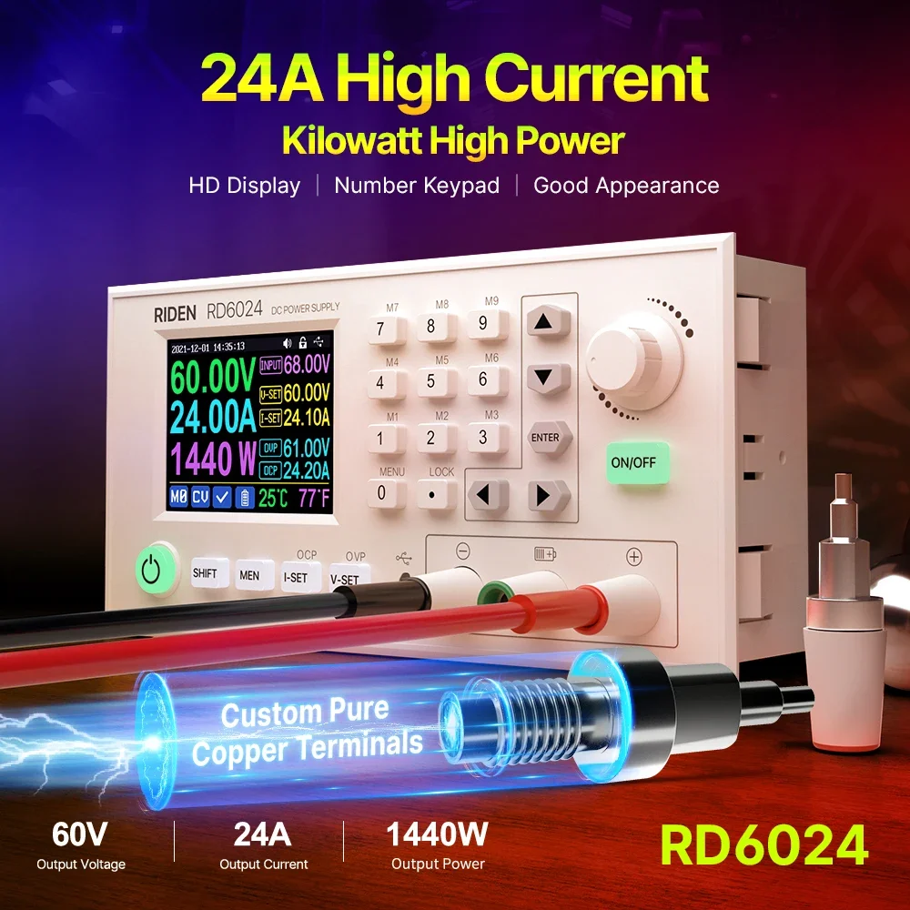 RD RIDEN RD6024 DC DC Step Dow - đánh giá và giá Dc Power Supply Variable