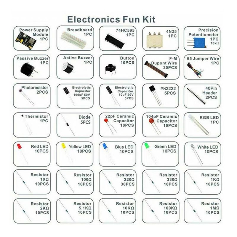 T23C MB-102 DIY Project Starte - đánh giá và giá Diy Electronics Components Kit