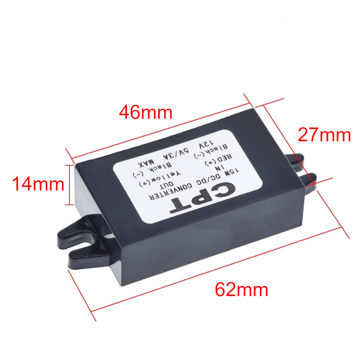 12V Đến 5V 3A Dual USB Trên Ô  - đánh giá và giá Dc Power Supply Variable