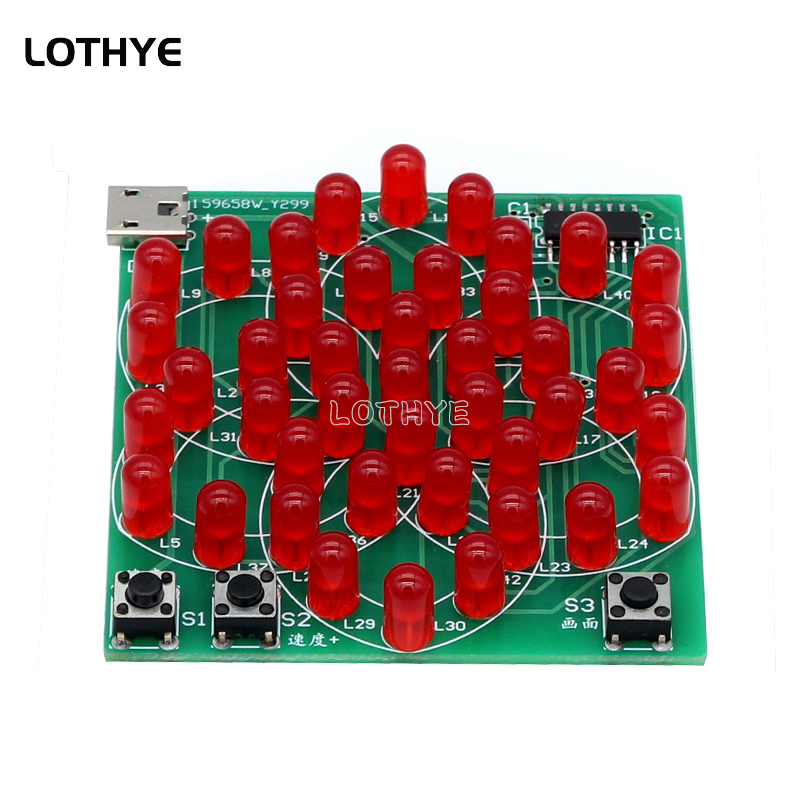 43 LED Multi Style Pattern Ele - đánh giá và giá Diy Electronics Components Kit