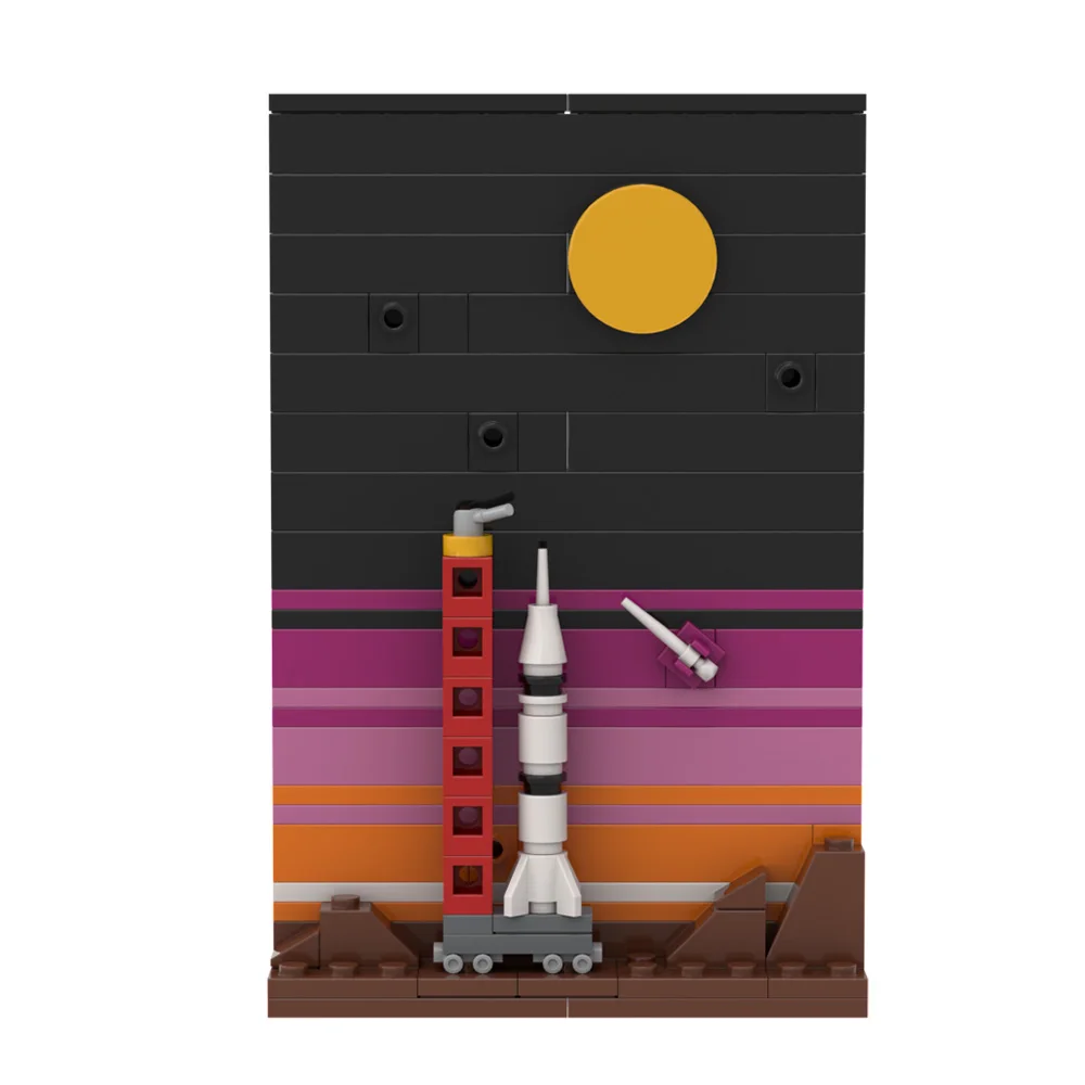 MOC Space Story Postcard Model - đánh giá và giá Diy Electronics Art
