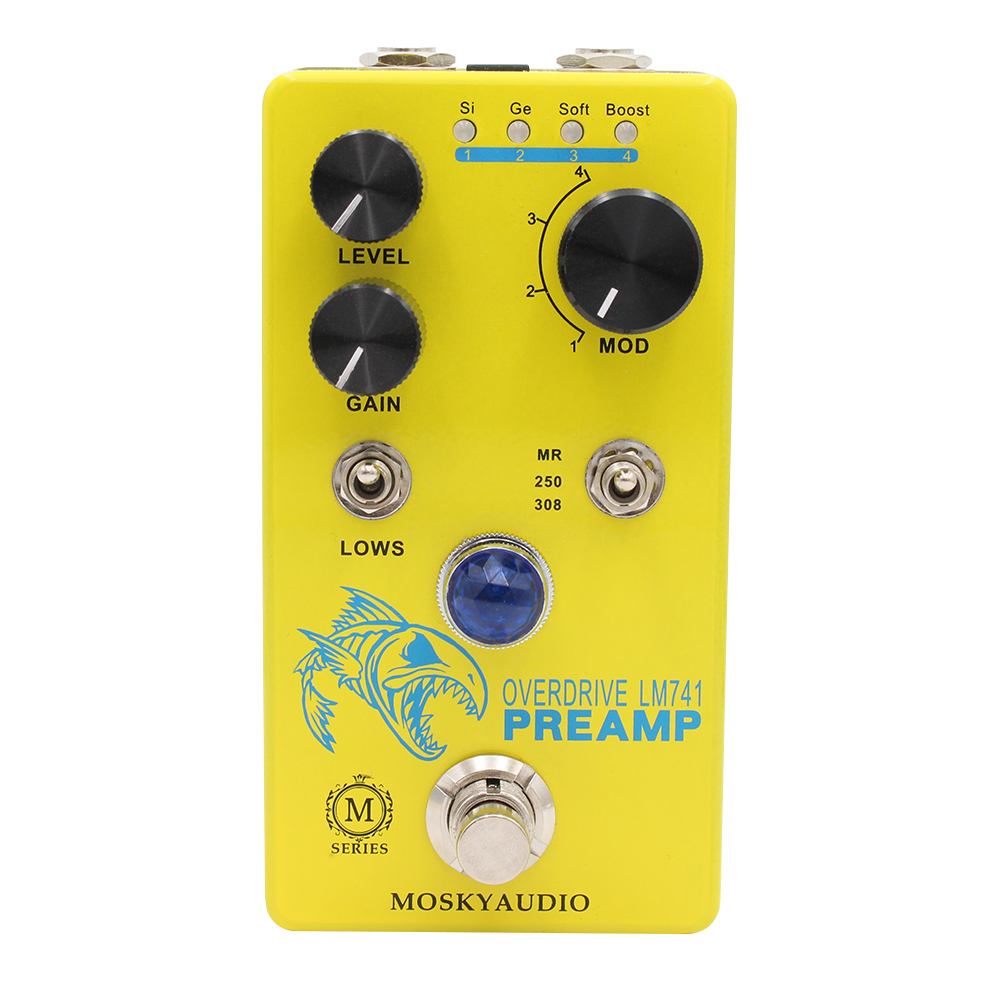 MOSKY LM741 Preamp Guitar Peda - đánh giá và giá Diy Guitar Electronics