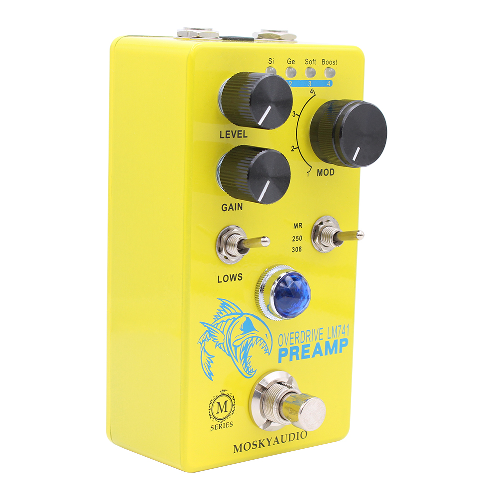 MOSKY LM741 Preamp Guitar Peda - đánh giá và giá Diy Guitar Electronics