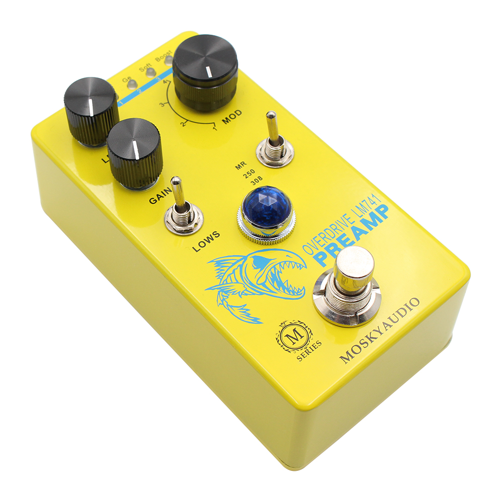 MOSKY LM741 Preamp Guitar Peda - đánh giá và giá Diy Guitar Electronics