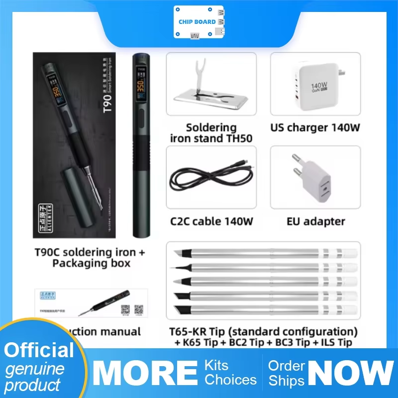 ALIENTEK T90 140W PD soldering - đánh giá và giá Soldering Iron Kit