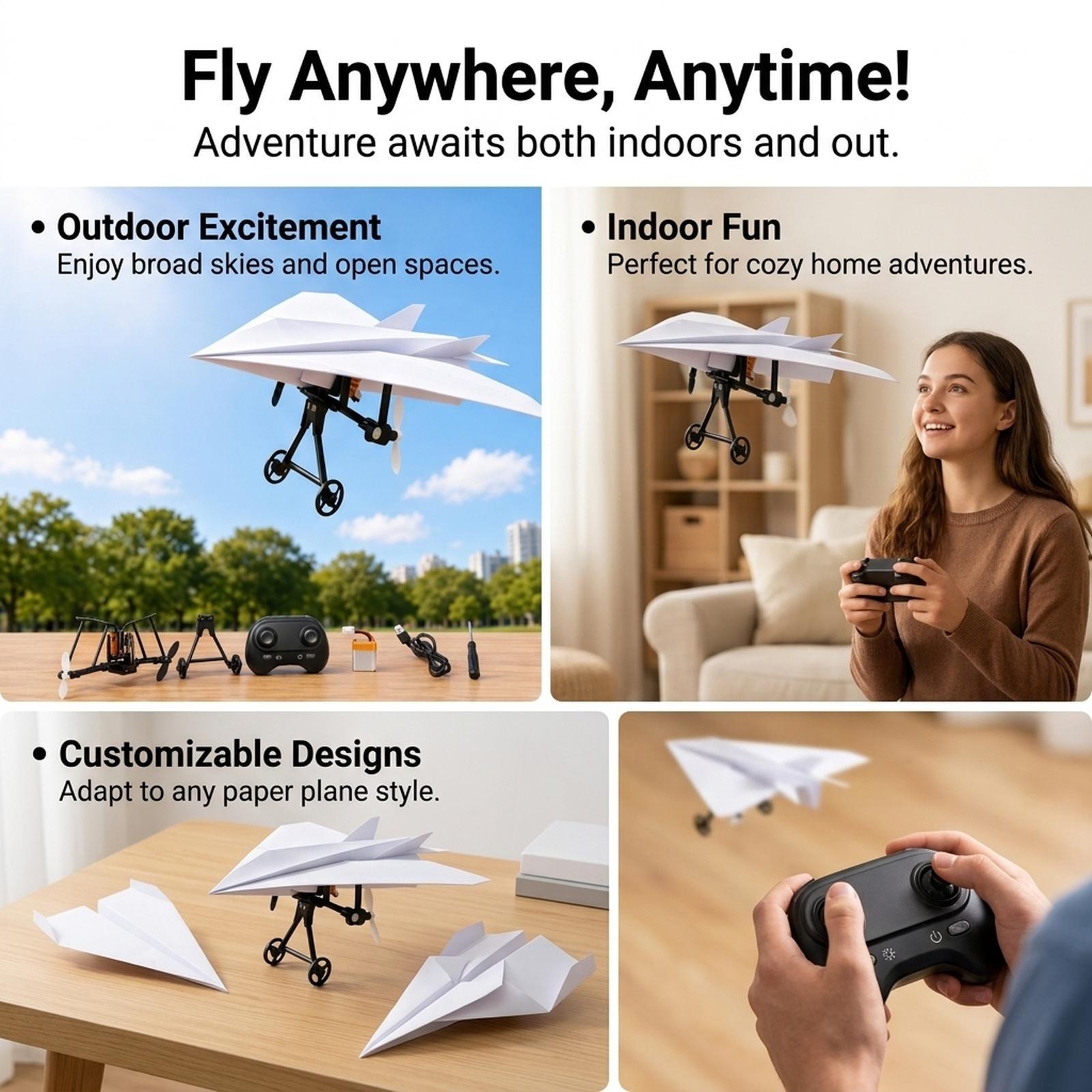 Mini RC Airplane DIY Kit ABS M - đánh giá và giá Diy Electronics Gifts