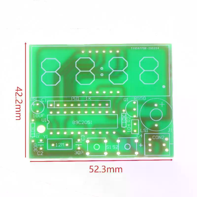 DIY Digital LED Clock Kit 4 Di - đánh giá và giá Diy Electronics Workshop