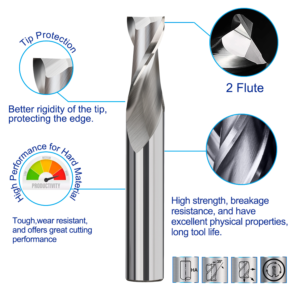 XCAN HSS 2 Flute Straight Shan - đánh giá và giá Diy Cnc Router Electronics