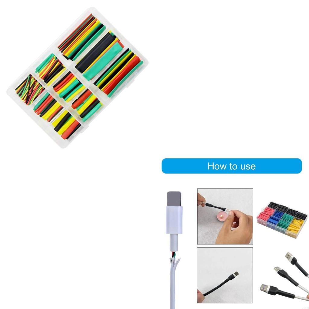 Bộ ống co nhiệt với nhiều kích - đánh giá và giá Heat Shrink Tubing