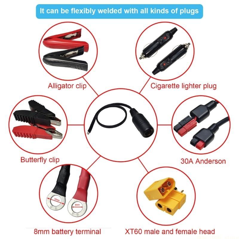 F62C Hiệu Quả DIN Nữ Cắm Dây 5 - đánh giá và giá Diy Motorcycle Electronics
