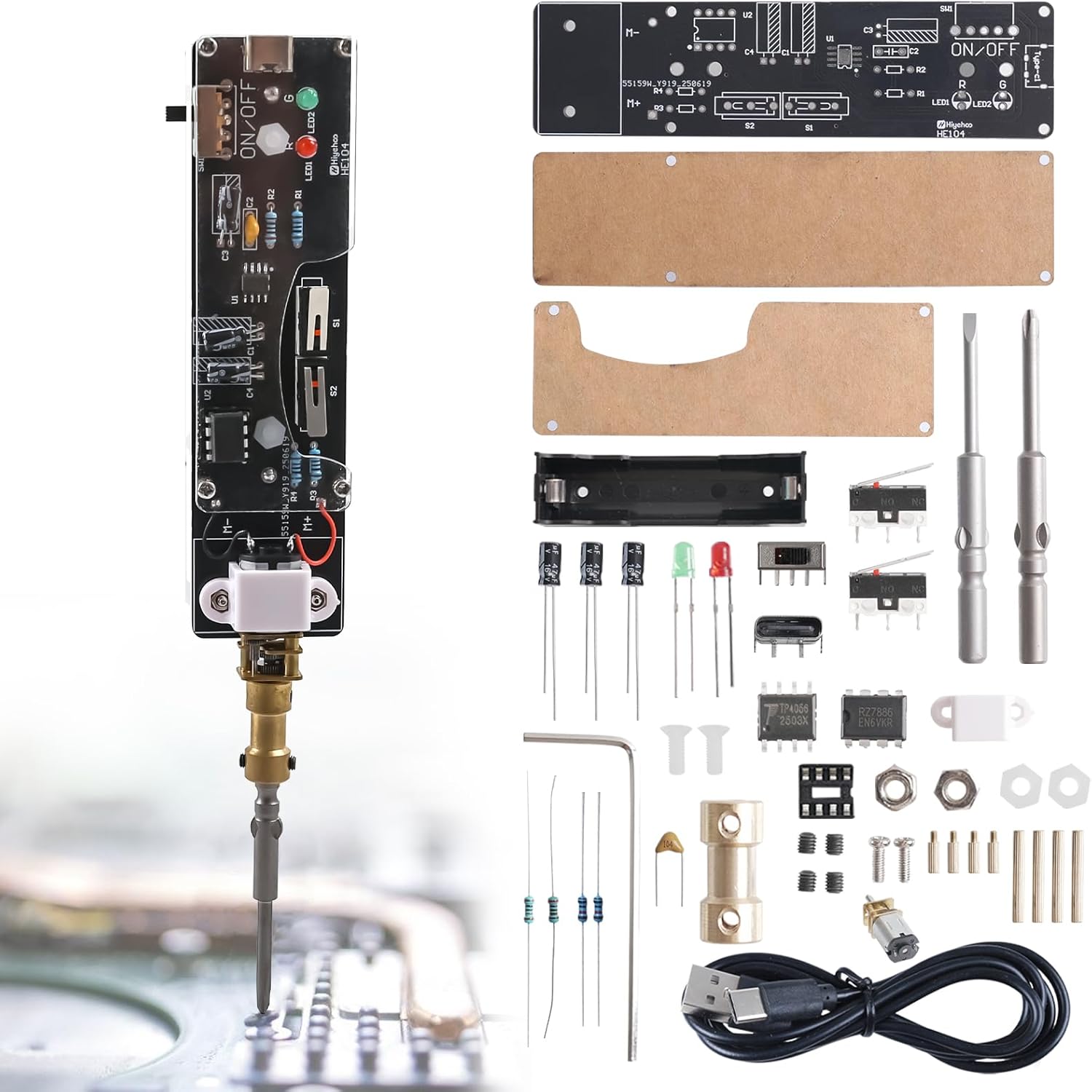 USB Rechargeable Electric Scre - đánh giá và giá Diy Home Electronics Lab