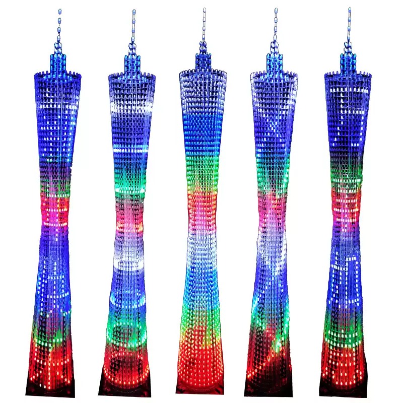 64 Layers Canton Tower DIY Ele - đánh giá và giá Diy Electronics Components Kit