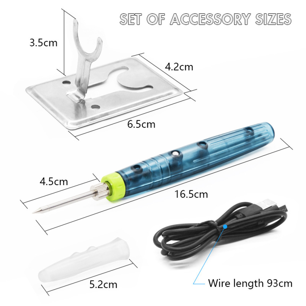 Mini 5V USB Solder Iron Portab - đánh giá và giá Diy Electronics Workshop