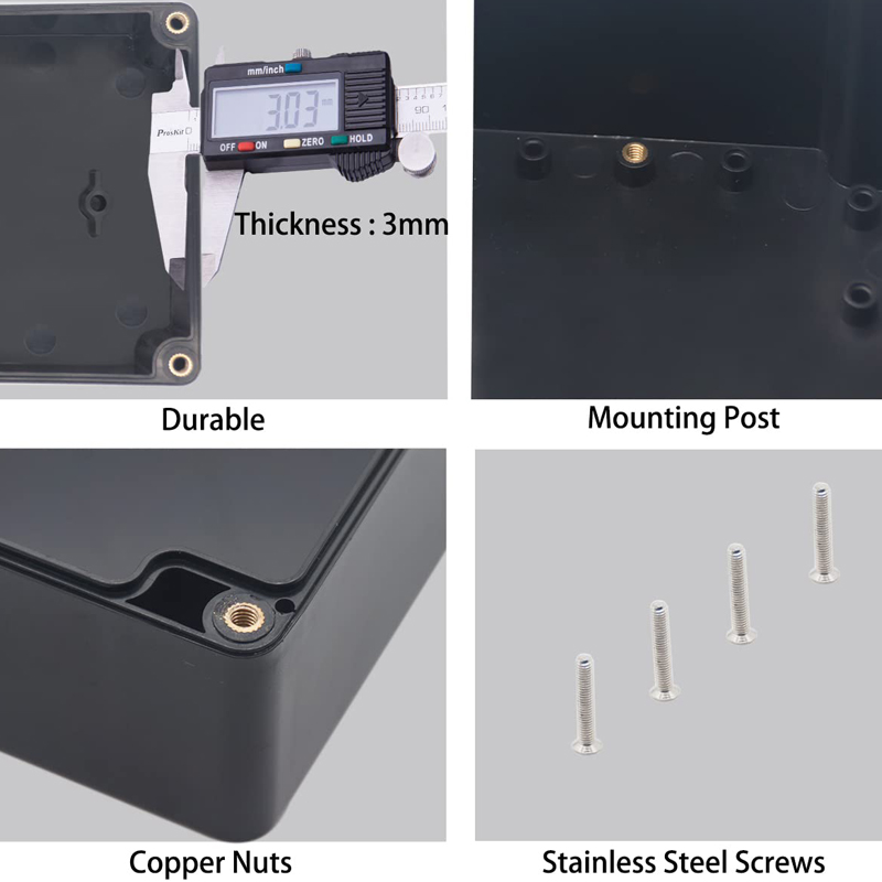 Waterproof Junction Box ABS Pl - đánh giá và giá Diy Electronics Power Supply